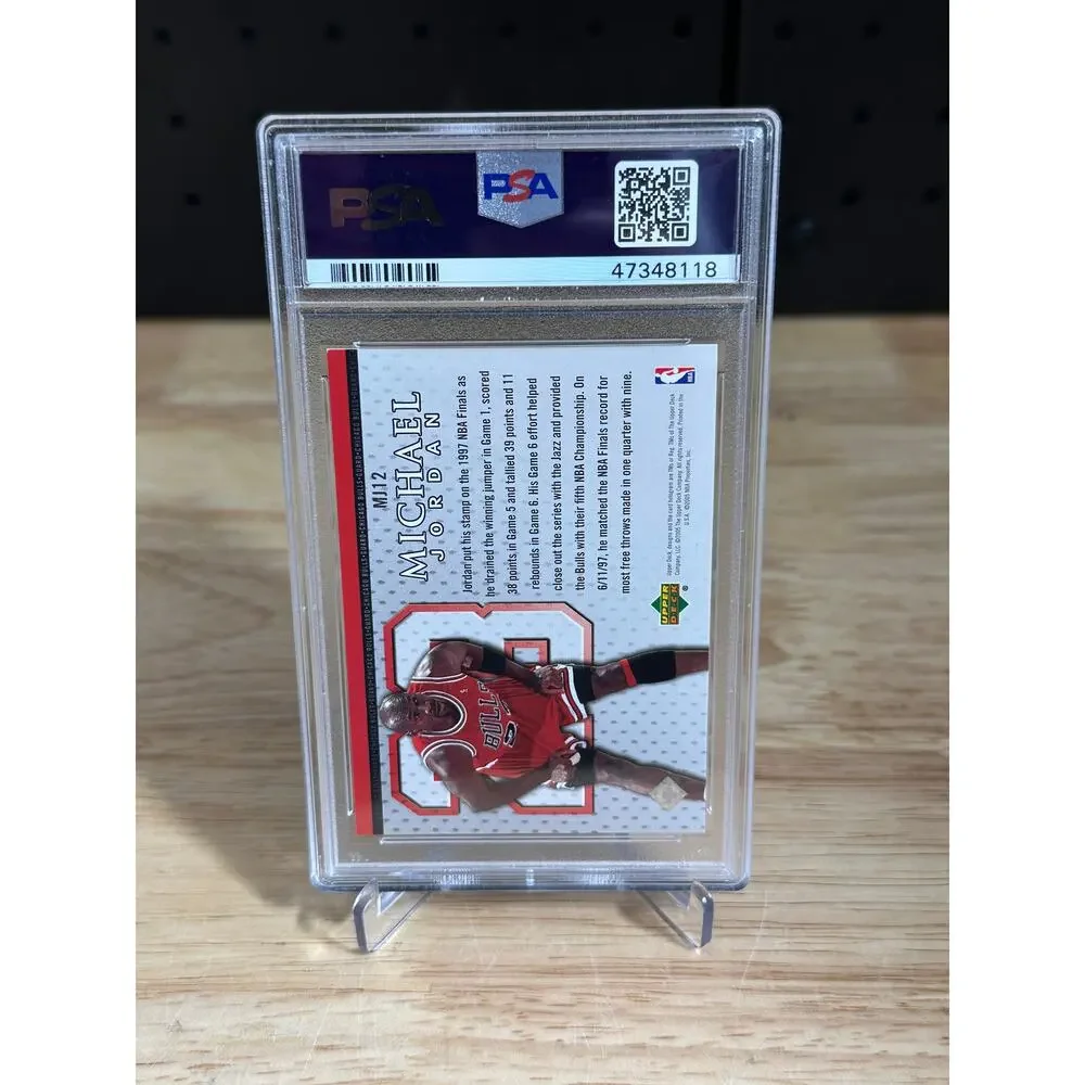 2005 UD MJ/LJ Michael Jordan Bonus Pack #MJ12 PSA 9